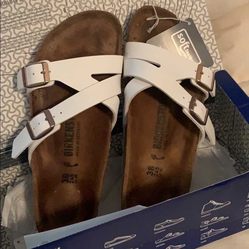 Birkenstock Yao white size 38 7 in women’s